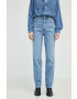 Wrangler Džíny Mom Straight Rhea dámské high waist - Pepit.cz