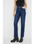 Wrangler Džíny Straight Dream Blue dámské high waist - Pepit.cz