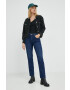 Wrangler Džíny Straight Dream Blue dámské high waist - Pepit.cz