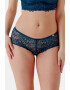 Gossard Kalhotky Dark Teal Swirl francouzské L - Pepit.cz