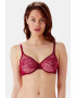 Gossard Podprsenka Glossies Lace Bordeaux 70/E - Pepit.cz