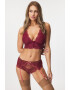 Gossard Podprsenka Superboost Lace Cranberry nevyztužená 70/C - Pepit.cz