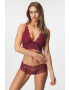 Gossard Podprsenka Superboost Lace Cranberry nevyztužená 70/C - Pepit.cz