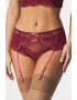 Gossard Podvazkový pás Superboost Lace Cranberry S - Pepit.cz