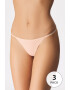 Hunkemöller 3 PACK tanga kalhotek Invisible S - Pepit.cz