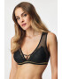 Luna Splendida Podprsenkový top Cherry Gold Stripe Bralette Push Up 85/B - Pepit.cz