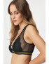 Luna Splendida Podprsenkový top Cherry Gold Stripe Bralette Push Up 85/B - Pepit.cz