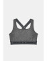 Under Armour Šedá sportovní podprsenka Crossback Heather XS - Pepit.cz