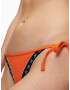 Calvin Klein Cheeky String Side Tie Vermillion Orange Spodní díl plavek Oranžová - Pepit.cz