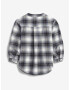 GAP Oversize Flannel Košile dětská Šedá - Pepit.cz