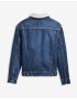 Levi's® Ex-Boyfriend Sherpa Trucker Bunda Modrá - Pepit.cz