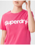 SuperDry Flock Triko Růžová - Pepit.cz