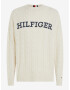 Tommy Hilfiger Cable Monotype Crew Neck Svetr Bílá - Pepit.cz