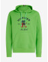 Tommy Hilfiger Curved Monogram Hoody Mikina Zelená - Pepit.cz