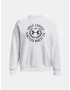 Under Armour Rival Fleece Crest Grp Crew Mikina Bílá - Pepit.cz