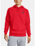 Under Armour Rival Fleece Hoodie Mikina Červená - Pepit.cz