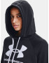 Under Armour Rival Fleece Logo Hoodie Mikina Černá - Pepit.cz