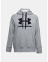 Under Armour Rival Fleece Logo Hoodie Mikina Šedá - Pepit.cz