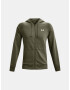 Under Armour UA Rival Cotton FZ Hoodie Mikina Zelená - Pepit.cz