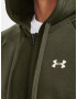 Under Armour UA Rival Cotton FZ Hoodie Mikina Zelená - Pepit.cz