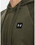 Under Armour UA Rival Fleece 1/2 Zip HD Mikina Zelená - Pepit.cz