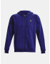 Under Armour UA Rival Fleece FZ Hoodie-BLU Mikina Modrá - Pepit.cz