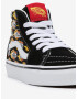 Vans Flame Logo Repeat Sk8-Hi Tenisky dětské Černá - Pepit.cz