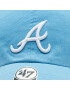 47 Brand Kšiltovka MLB Atlanta Braves Double Under '47 CLEAN UP BCWS-DBLUN01GWS-CO95 Modrá - Pepit.cz