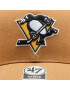 47 Brand Kšiltovka NHL Pittsburgh Penguins '47 MVP SNAPBACK H-MVPSP15WBP-QL Hnědá - Pepit.cz