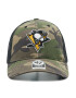 47 Brand Kšiltovka NHL Pittsburgh Penguins Trucker H-CBRAN15GWP-CM Zelená - Pepit.cz