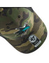 47 Brand Kšiltovka Nhl San Jose Sharks Trucker H-CBRAN22GWP-CM Zelená - Pepit.cz