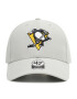 47 Brand Kšiltovka Pittsburgh Penguins H-MVP15WBV-GY Šedá - Pepit.cz