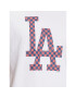 47 Brand T-Shirt Los Angeles Dodgers Check Up '47 Echo Tee Bílá Regular Fit - Pepit.cz