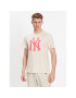 47 Brand T-Shirt New York Yankees Imprint '47 Echo Tee Béžová Regular Fit - Pepit.cz