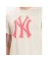 47 Brand T-Shirt New York Yankees Imprint '47 Echo Tee Béžová Regular Fit - Pepit.cz