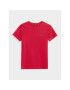 4F T-Shirt JAW23TTSHM0795 Červená Regular Fit - Pepit.cz