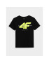 4F T-Shirt JSS23TTSHM290 Černá Regular Fit - Pepit.cz