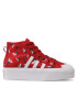 adidas Boty Nizza Platform Mid Tm W GY9561 Červená - Pepit.cz