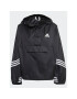 adidas Bunda pro přechodné období WIND.RDY Hooded Anorak HT8720 Černá Loose Fit - Pepit.cz