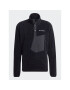 adidas Fleecová mikina Terrex XPLORIC High-Pile-Fleece IB6553 Černá Regular Fit - Pepit.cz