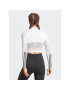 adidas Halenka AEROREADY Hyperglam Crop Long-Sleeve Top HZ2316 Bílá - Pepit.cz