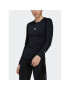 adidas Halenka Techfit Long-Sleeve Top Training Long-Sleeve Top HF0736 Černá Slim Fit - Pepit.cz