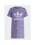 adidas Každodenní šaty Floral Dress Set IB9483 Fialová Slim Fit - Pepit.cz