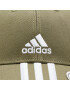 adidas Kšiltovka BASEBALL 3-STRIPES TWILL CAP IC4366 Zelená - Pepit.cz