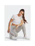 adidas Legíny Essentials 3-Stripes High-Waisted Single Jersey Leggings IC7152 Šedá - Pepit.cz