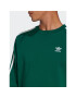 adidas Mikina Adicolor Classics 3-Stripes Crew Sweatshirt IA4863 Zelená Regular Fit - Pepit.cz