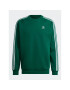 adidas Mikina Adicolor Classics 3-Stripes Crew Sweatshirt IA4863 Zelená Regular Fit - Pepit.cz