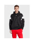 adidas Mikina Adicolor Classics Cut Line Hoodie HS2065 Černá Loose Fit - Pepit.cz