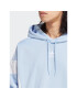 adidas Mikina Adicolor Classics Cut Line Hoodie IB9944 Modrá Loose Fit - Pepit.cz