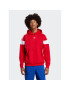 adidas Mikina Adicolor Classics Cut Line Hoodie IB9945 Červená Loose Fit - Pepit.cz